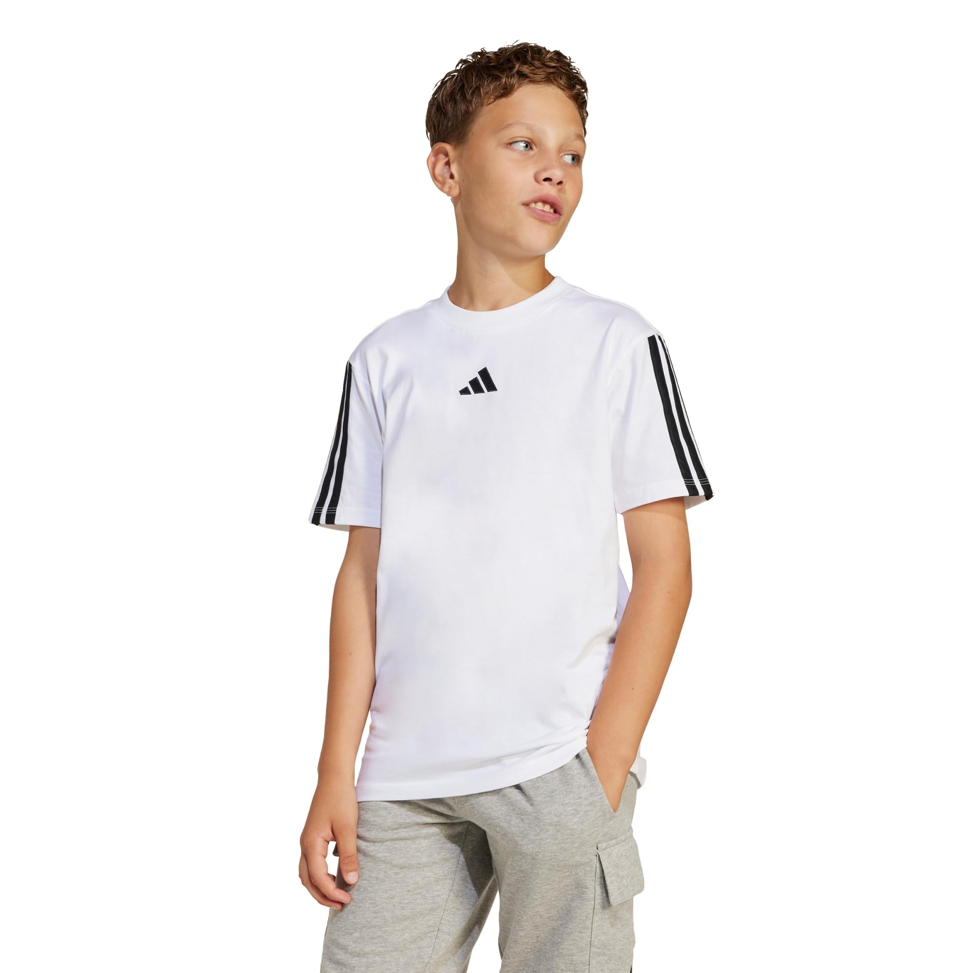 adidas Koszulka Uniseks - dzieci Essentials 3 Stripes T-shirt