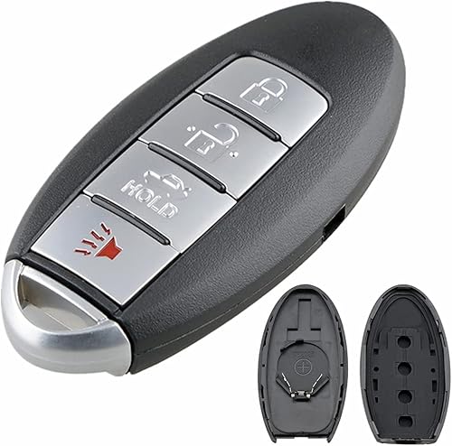 Funda para llave remota de 4 botones para Nissan Murano 350Z 370Z GT-R Sentra Rogue Altima Maxima Versa Infiniti g35 qx56 fx35 q50 g37 m35 qx60 i35