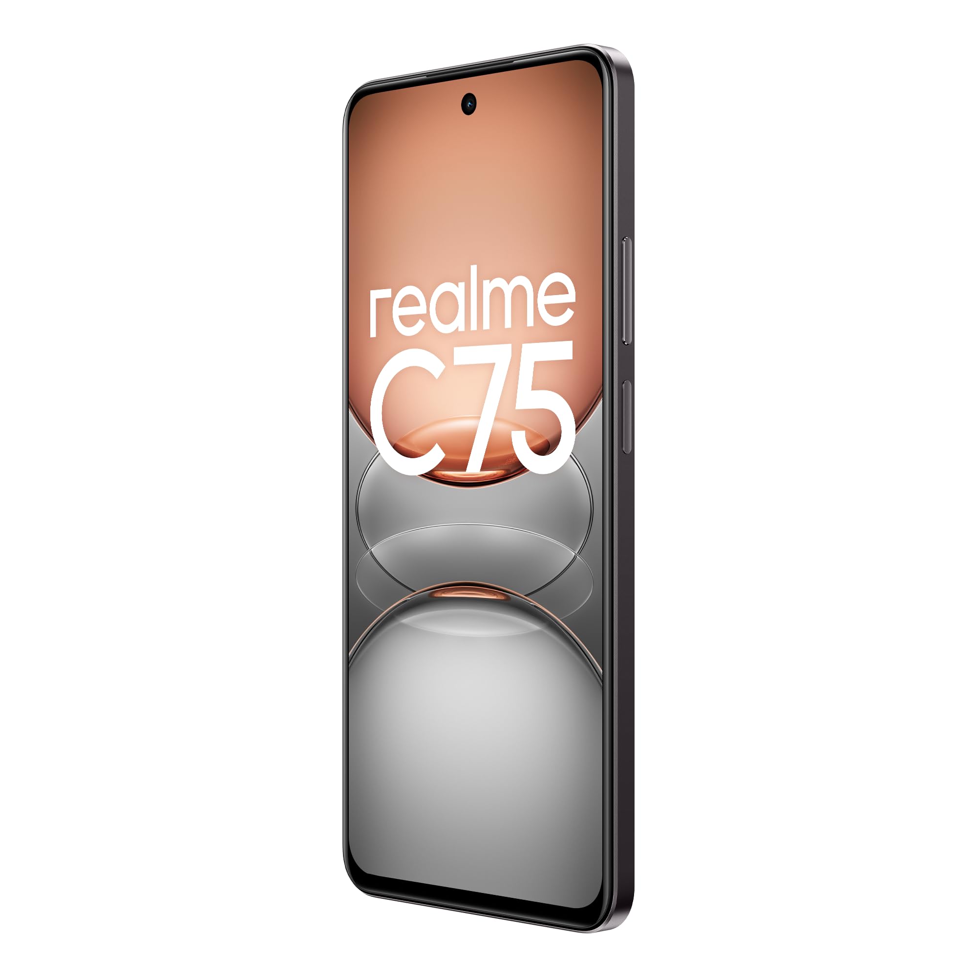realme C75 Smartphone 8+256 GB, IP69,Batteria da 5828 mAh,Vetro ArmorShell 2, Fotocamera super nitida da 50 MP, Ricarica rapida da 45W, Black(nessun adattatore)