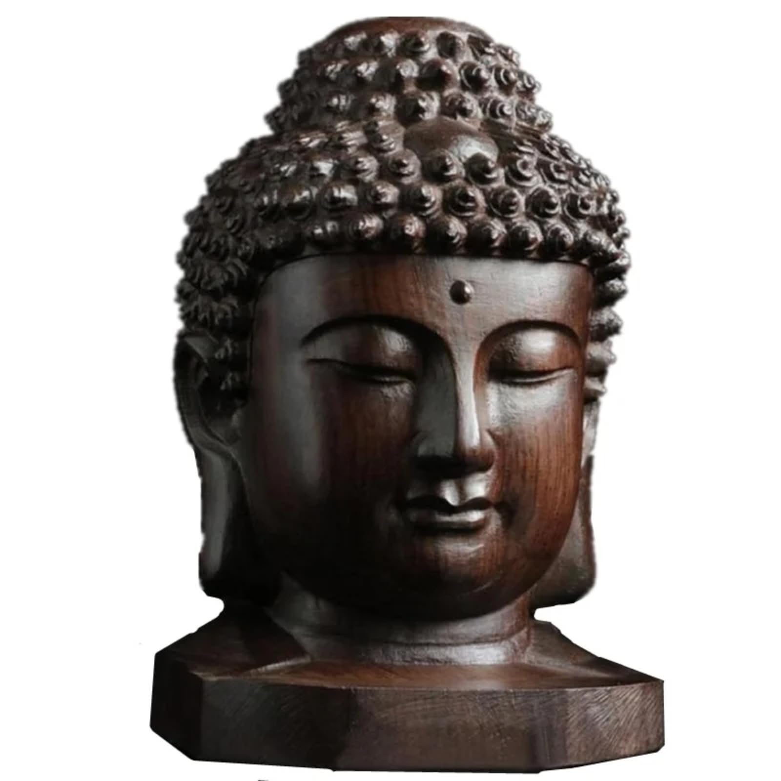 Statue de Bouddha Sakyamuni en bois de 10 cm, le cadeau zen idéal