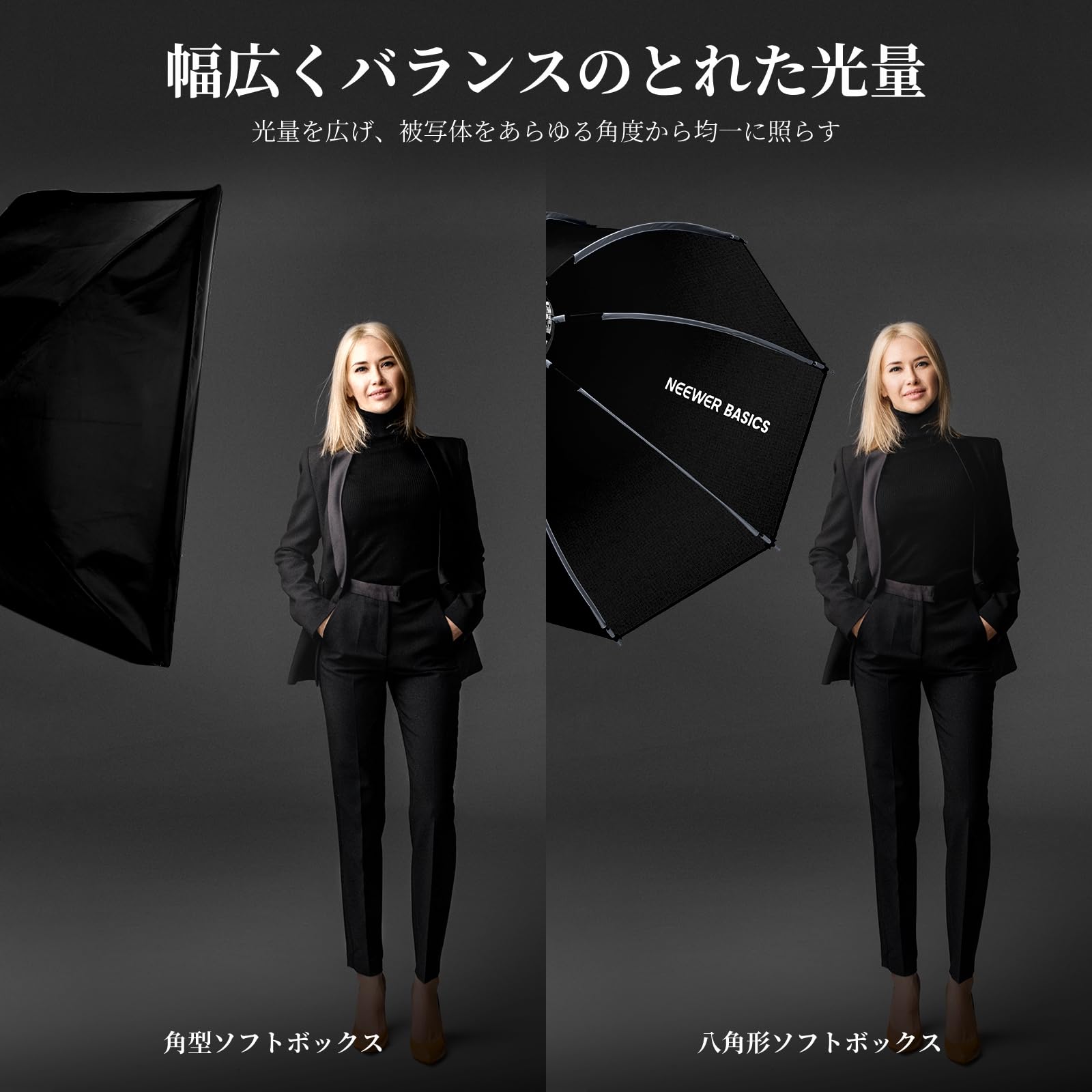 NEEWER 35”/90cm 八角形ソフトボックス クイックリリース Bowensマウントソフトボックス ハニカムグリッド/ライトディフューザー/キャリ Amazon | NEEWER 35