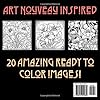 Blossoms in Art Nouveau Coloring Book #1