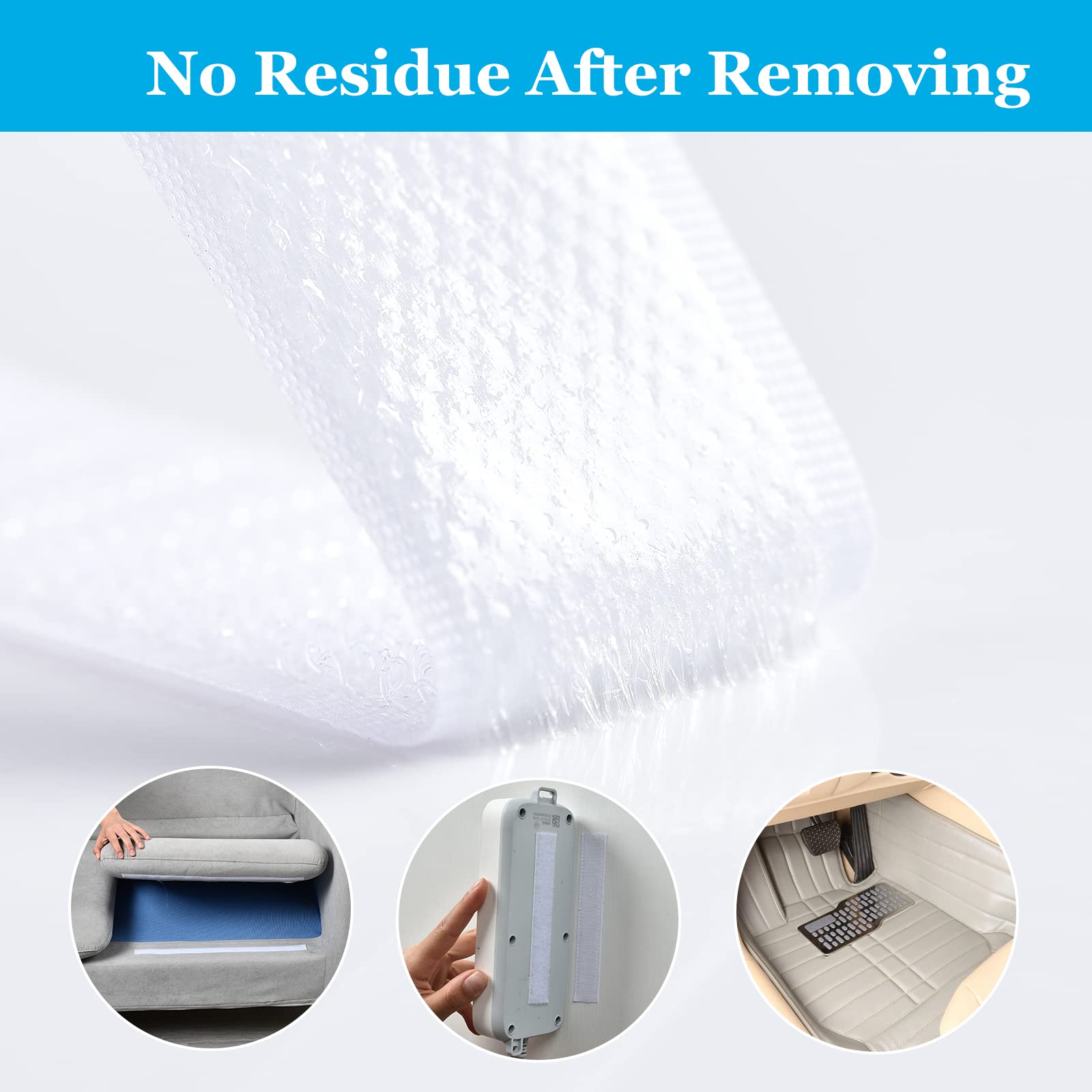 Nastro Adesivo Forte Biadesivo AiQInu - 5 Metri, 20mm, Gancio E Loop Per Fai Da Te - Foto 2