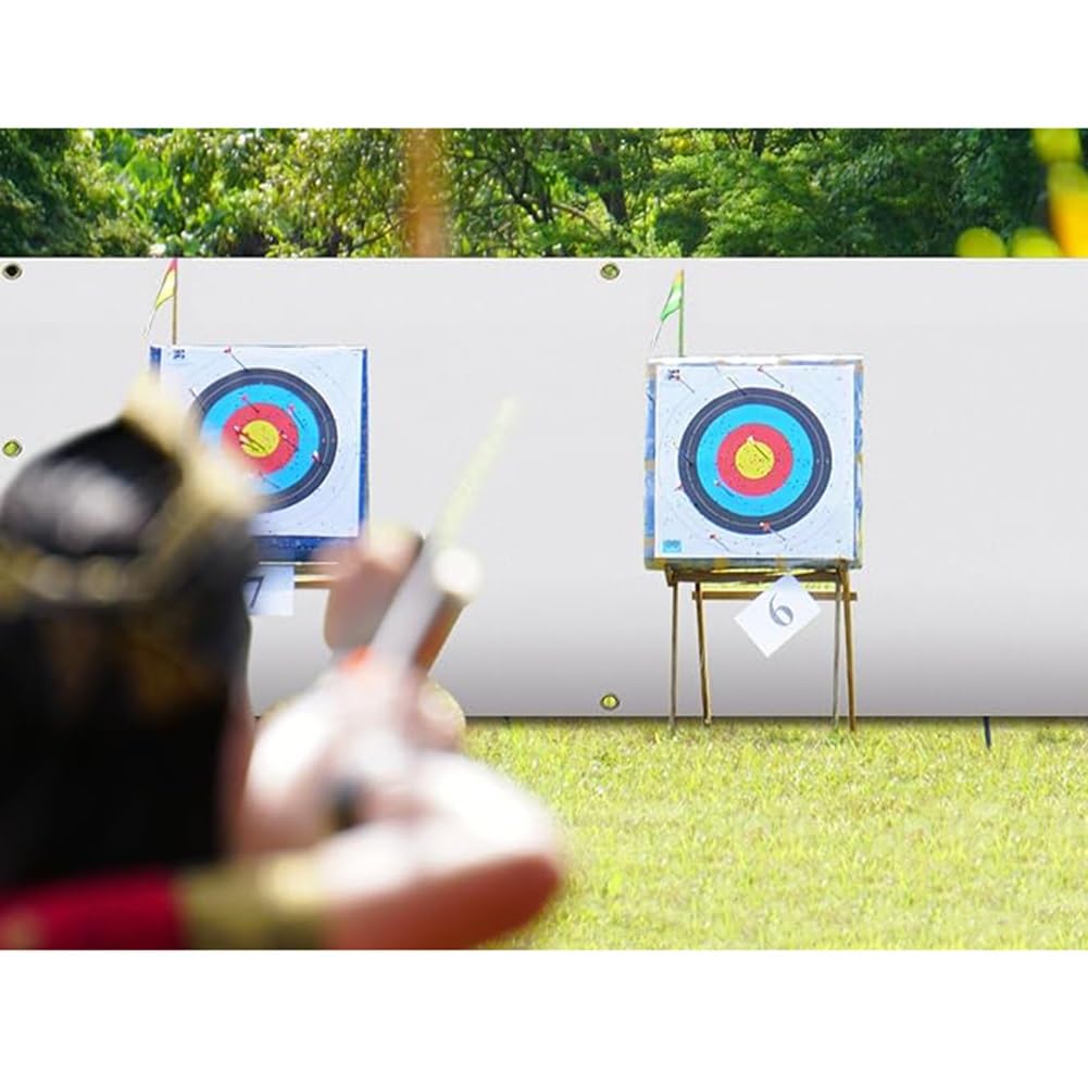 Heavy-Duty Archery Backstop - 2mm Thick - Withstand 50lbs Draw - Recurve Shooting Practice - Backyard, Saves of Time - Looking for Arrows(150x200cm)
