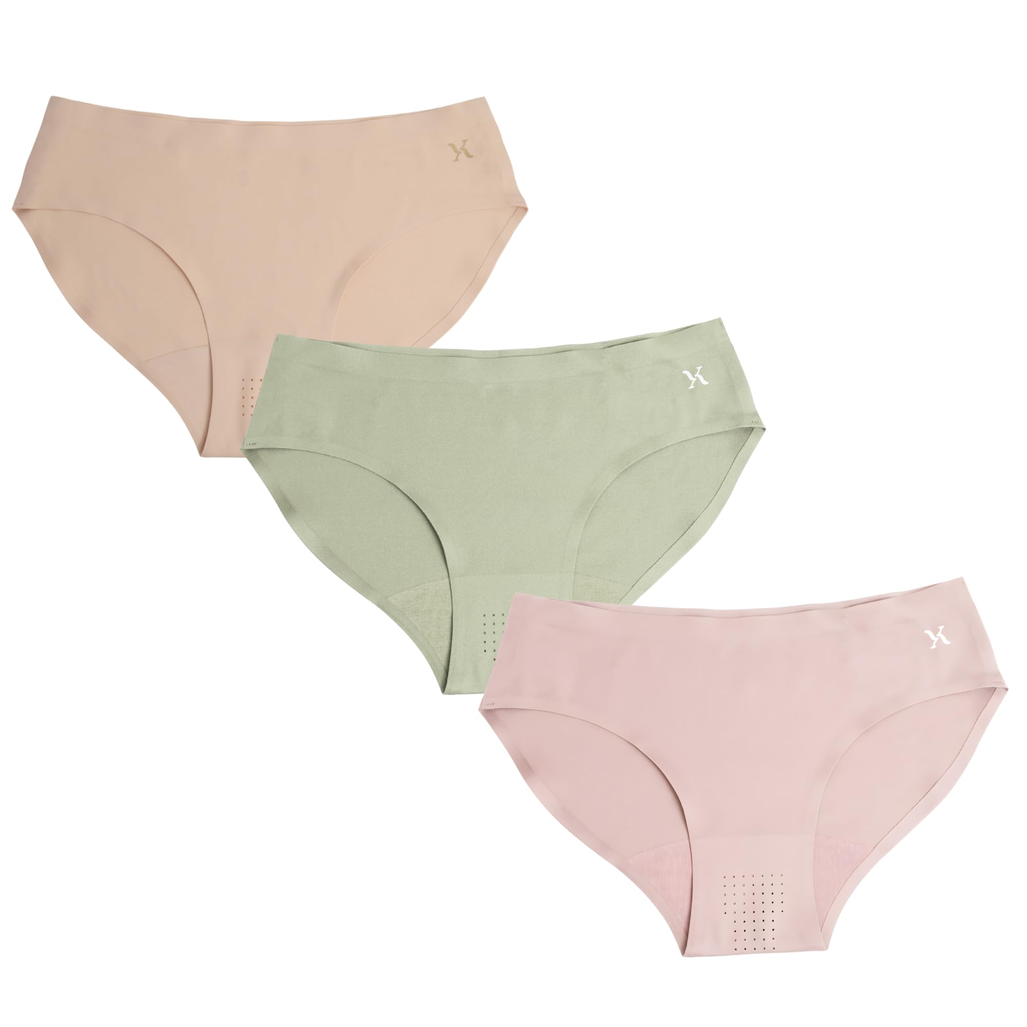 Pack of 3 Premium Seamless Bikini Underwear Set | Low-Rise, Low Coverage Panty for Women with 100% Cotton Gusset | Ultrasoft Fabric for Everyday Comfort.-image-27