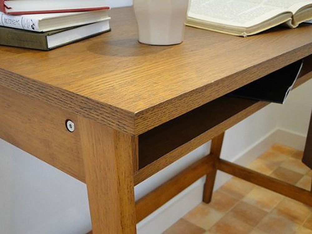 hommage 天然木 デスク. 幅90x奥行45x高さ72cm 【公式通販】