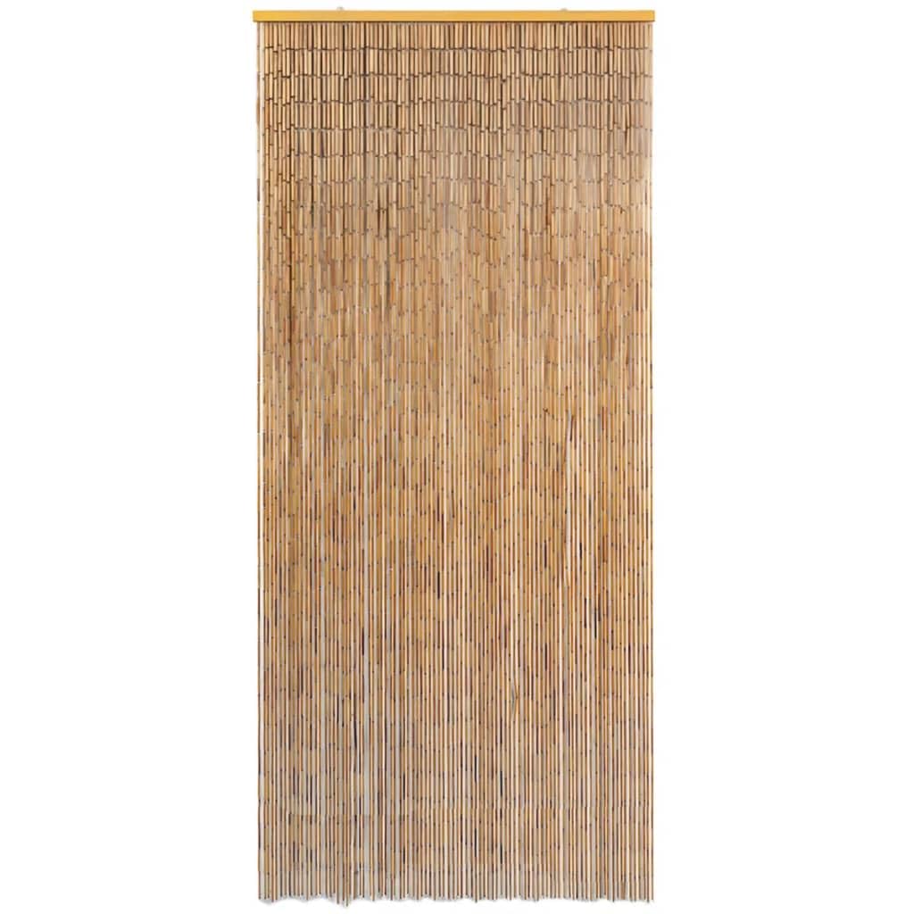 vidaXL Tenda Antimosche per Porte in Bambù 90x220 cm