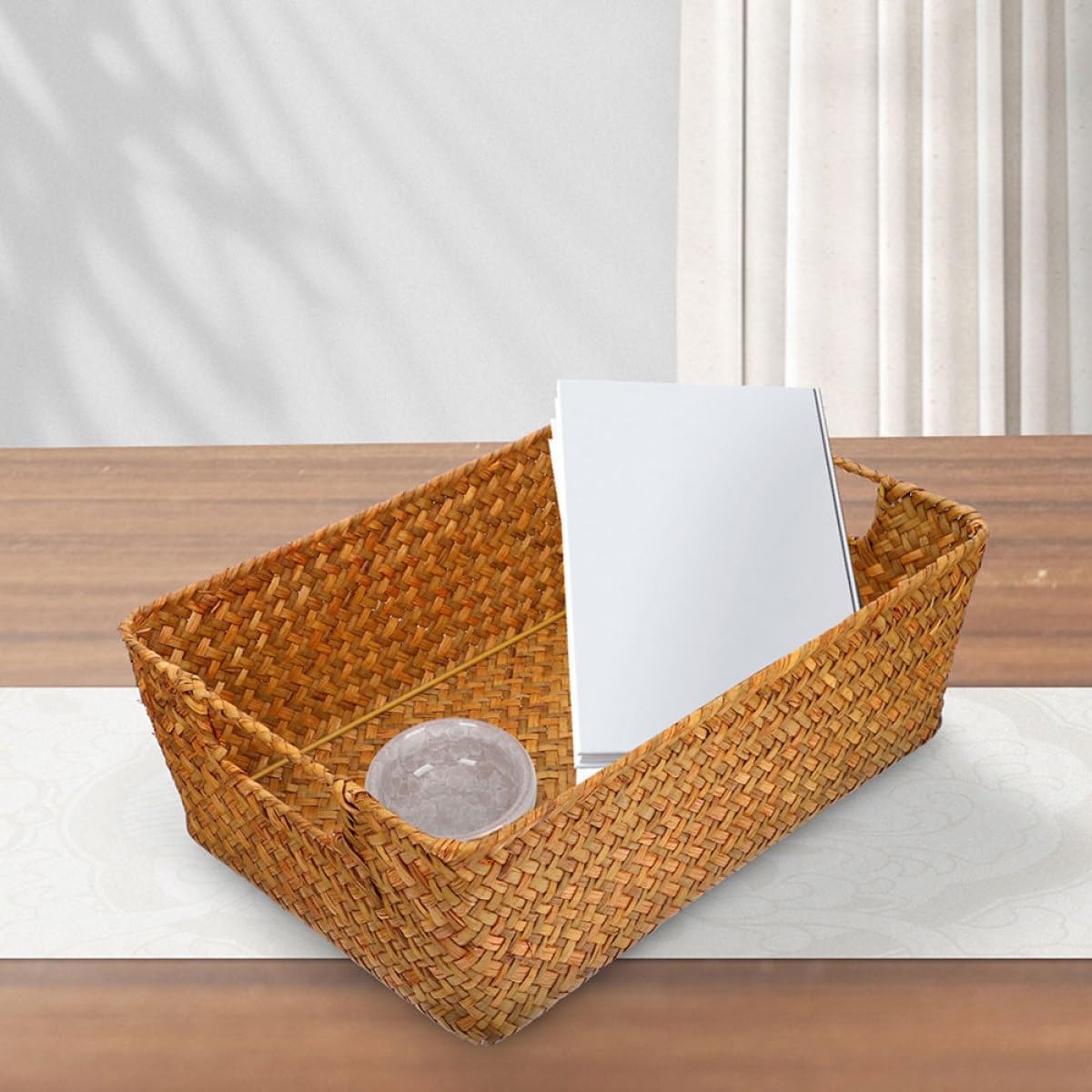 2 cestas de mimbre para pan, cestas Detive Sto para frutas y veterinarios, ideal para cocina y comedor, tejido a mano y diseño Slish
