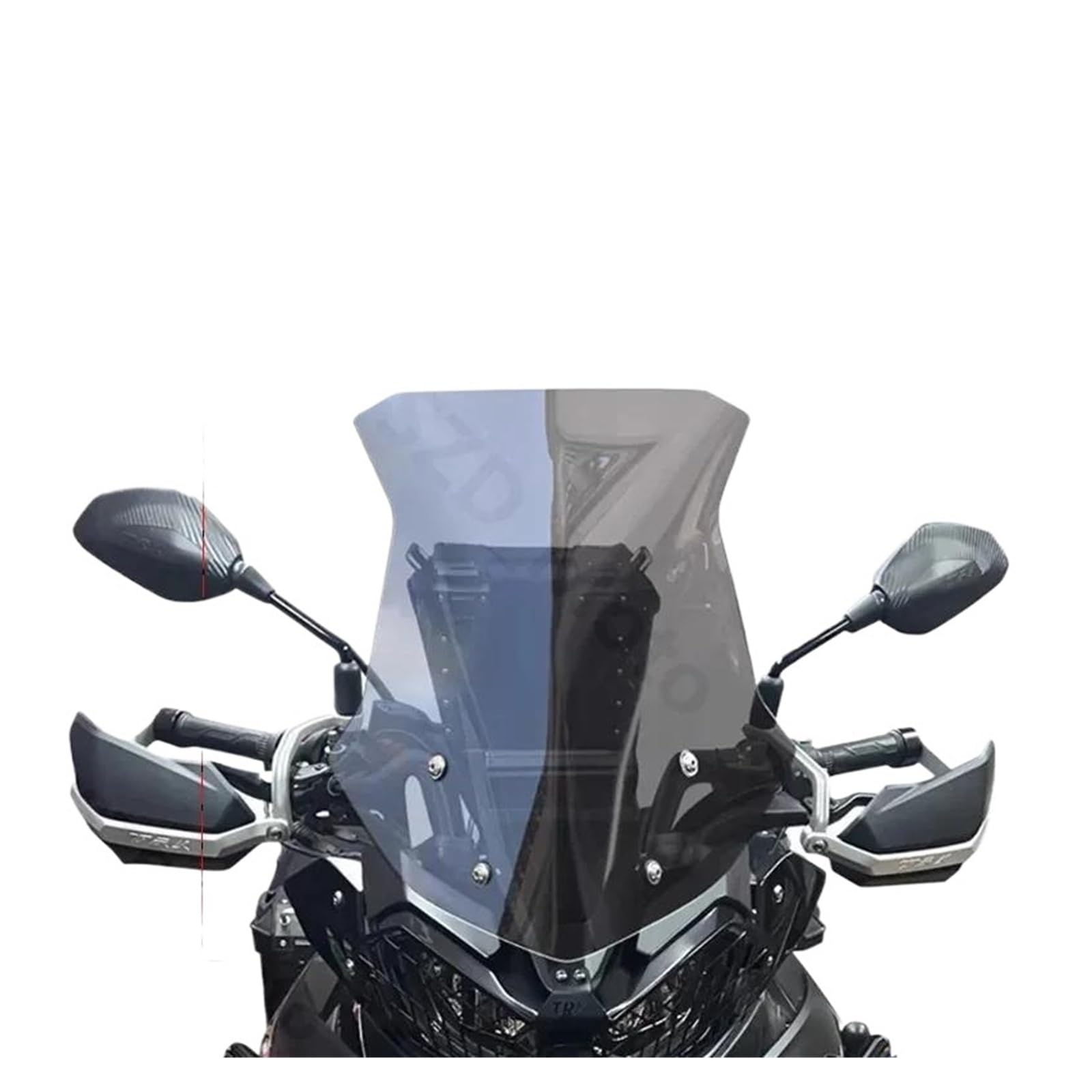 Parabrezza Per Moto Per BEN&ELLI TRK702 TRK702X TRK 702 702X, Deflettore Antivento In Vetro Anteriore Trasparente(52CM Gray)