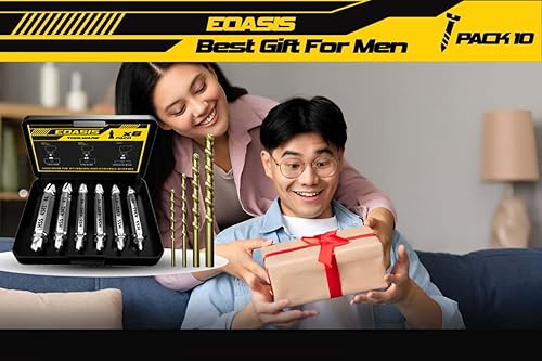 Miniatura 6 de Regalos para hombres  Juego de extractor de tornillos a rayas  Regalos para el día del padre de esposa, hija e hijo  Juego de extracción fácil para