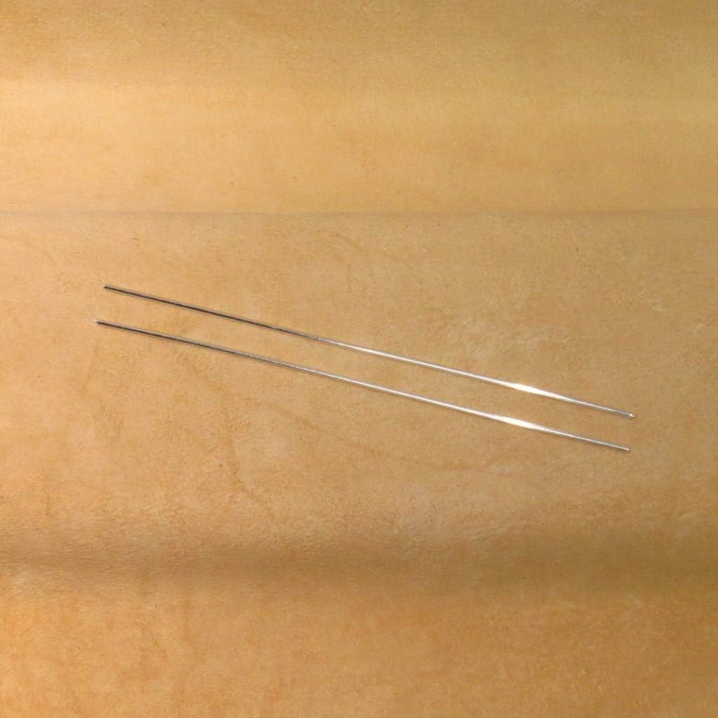 Golden State Silver Colloidal Silver Generator Wire 99.99% Pure Silver 14 Gauge (0.064 in. / 1.63 mm) - Set of (2) 6 inch Rods - Guaranteed 99.99%+