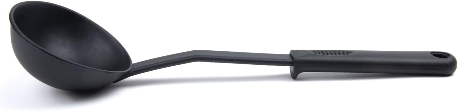 Fox Run Nylon Ladle, 12 x 3.75 x 1.25 inches, Black