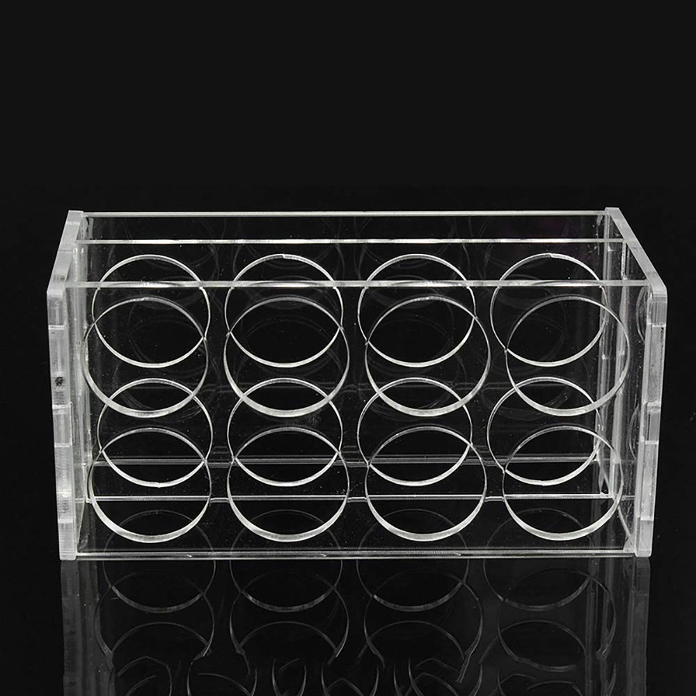 8 Holes Plastic Test Tube Rack Testing Tubes Holder Lab Test Tube