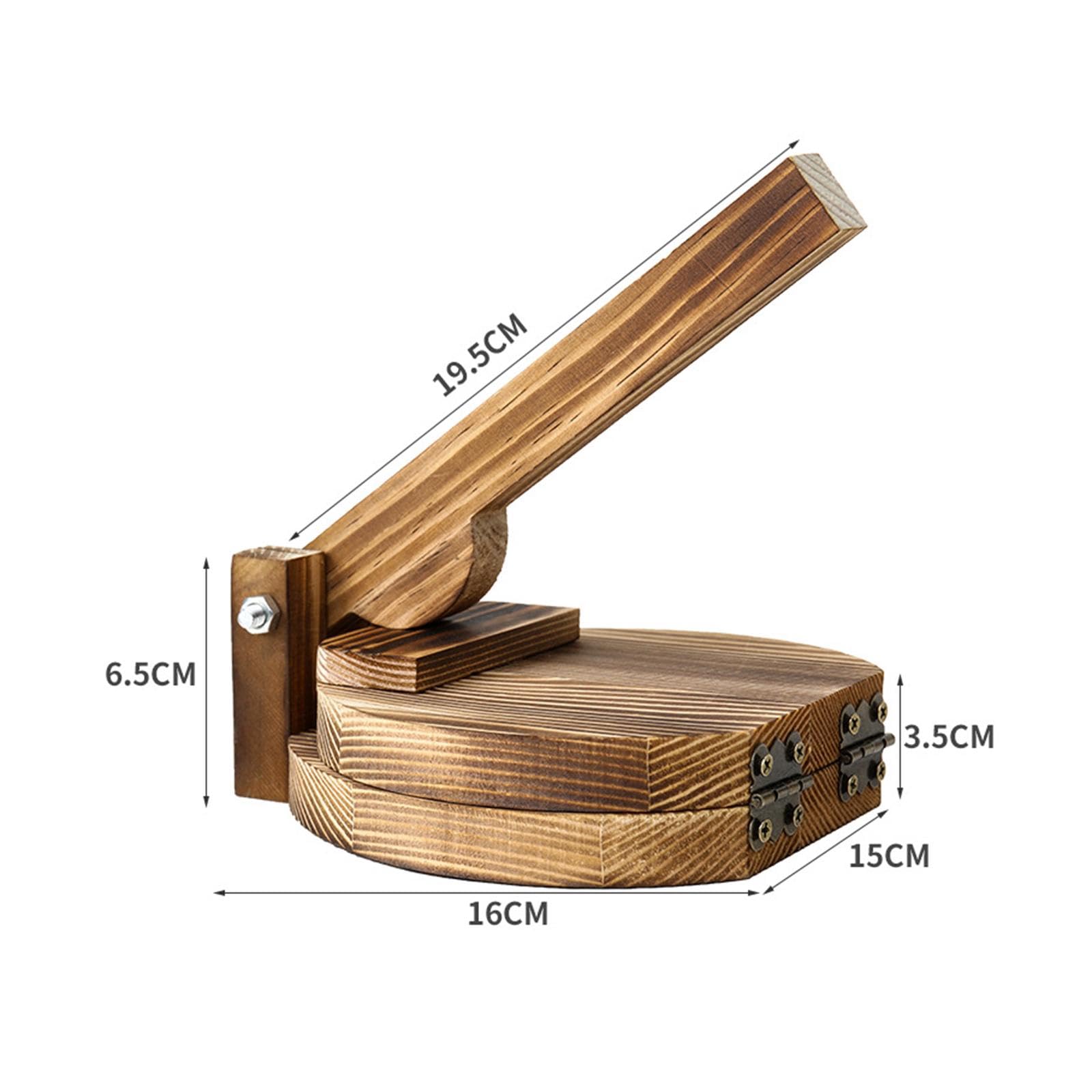 Amazon｜Leefasy 木製トルティーヤプレス餃子メーカー、多機能コーン