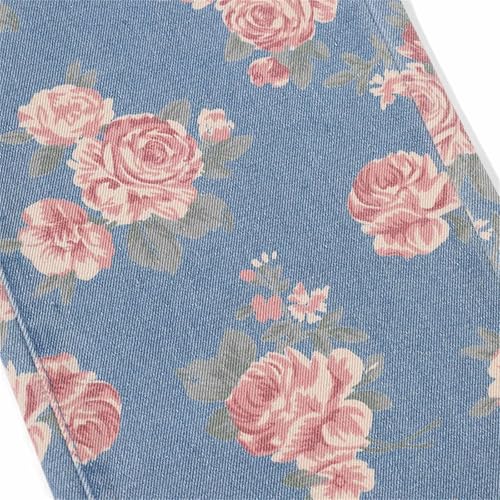 Girls Jeans Baggy Ripped Denim Pants Wide Leg Elastic High Waist Trousers with Pocket Casual Clothes Tween Outfits 6-14Y3