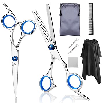 barber scissors set amazon