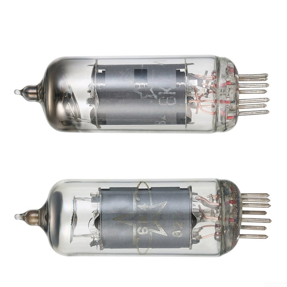 Lot de 2 tubes à vide pour GE JAN 5654W à 7 broches pour tubes à vide 6AK5/6AK5W/6Zh1P/6J1/6J1P H7L0, tubes à vide électroniques de préampli