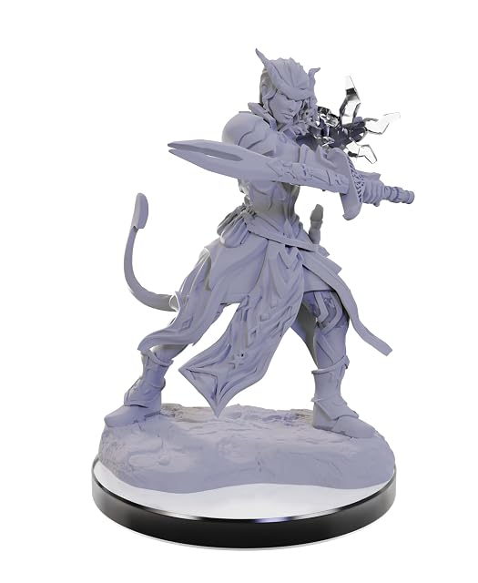 Foto 5 de 6 de WizKids D&D Nolzur's Marvelous Miniatures: Tiefling Warlocks Dungeons and Dragons Unpainted Miniatures