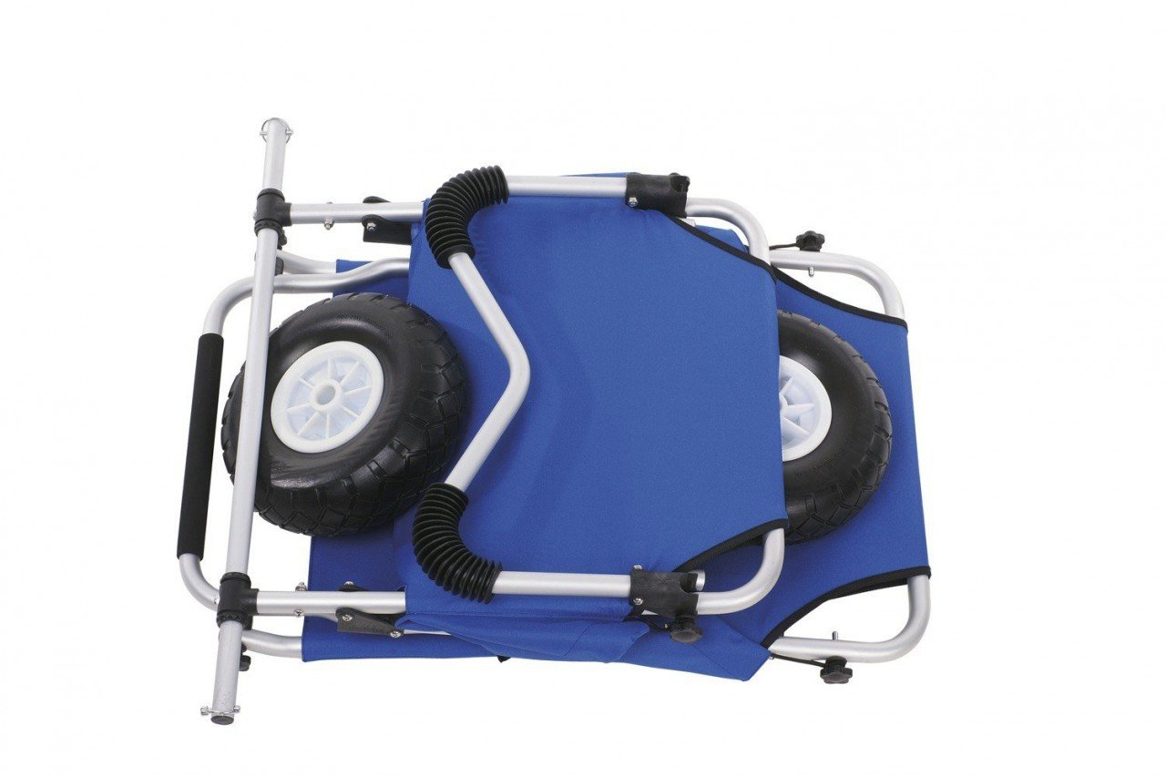 Ascan passeggino da spiaggia surf carrello di trasporto con sedile e parasole