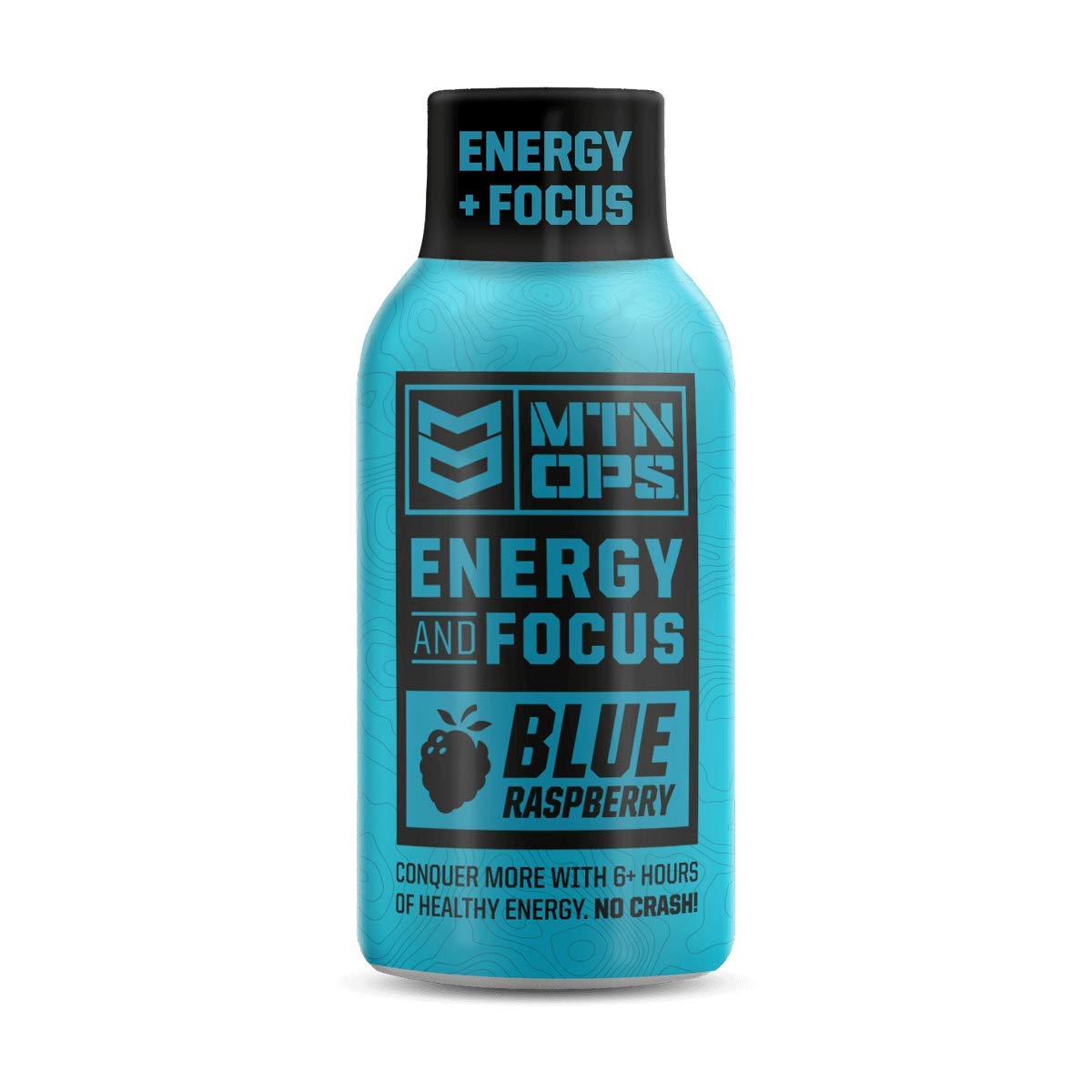 MTN OPSBlaze Energy Shots, Blue Raspberry 12-Shot Pack