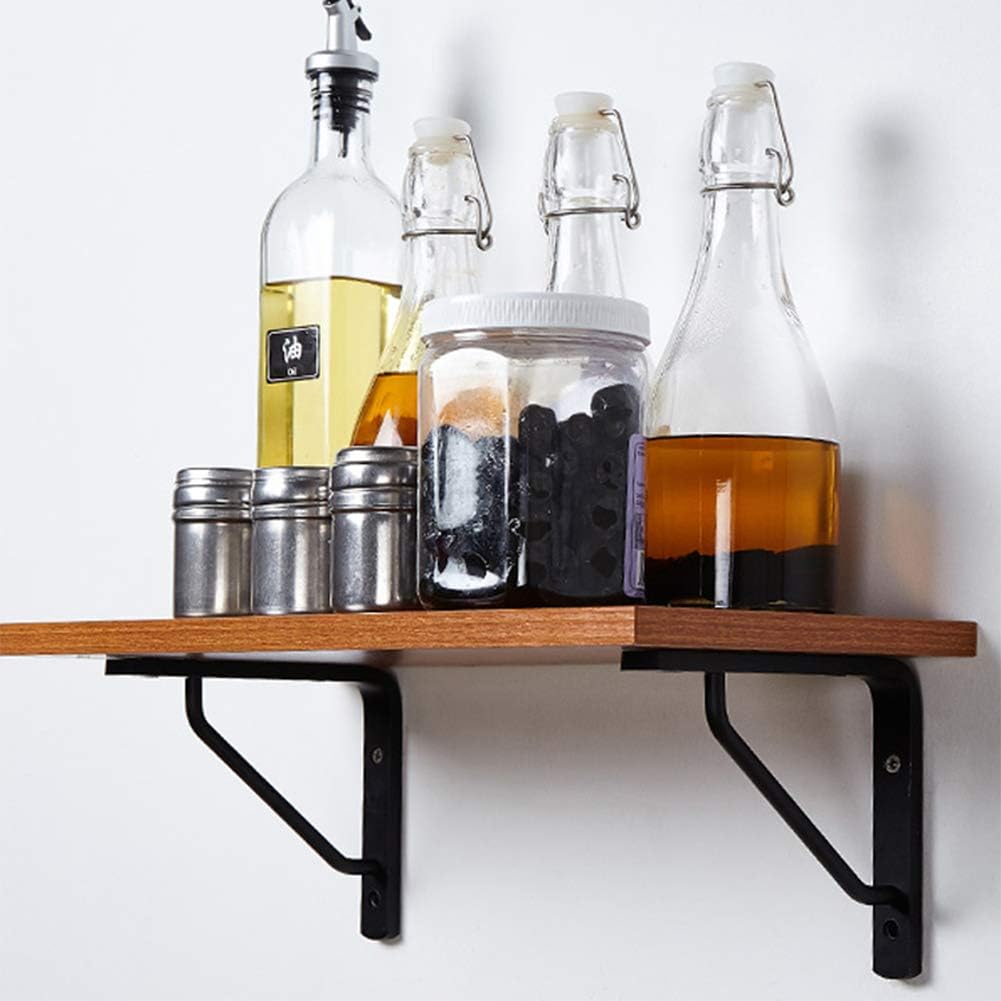 2csshelf Brackets, Heavy Duty Floating Shelve Triangle Shelf Brackets 90 Degree Shelf Supporter Right Angle Wall Mount Bracket. Black/White