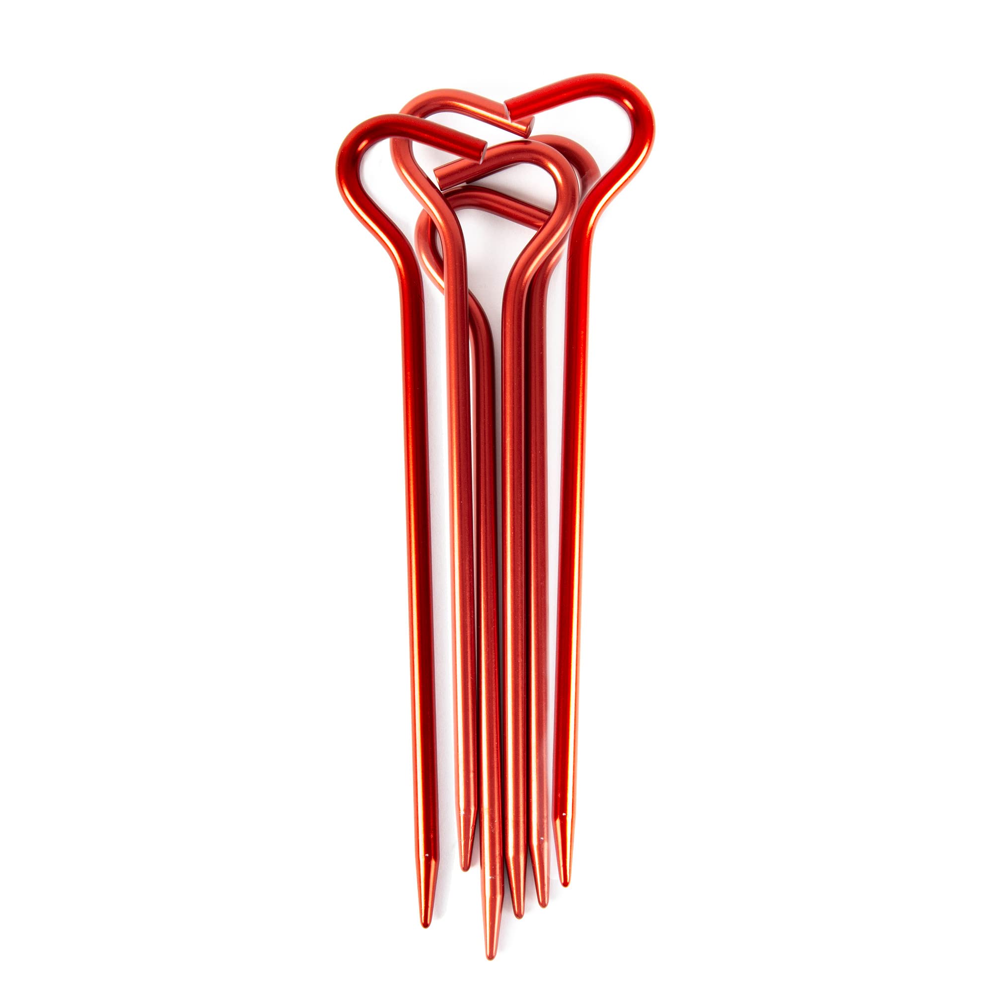 Tatonka Red Tent Peg Basic 19 Cm (Pack Of 6) Aluminium Tent Pegs Pack Of 6