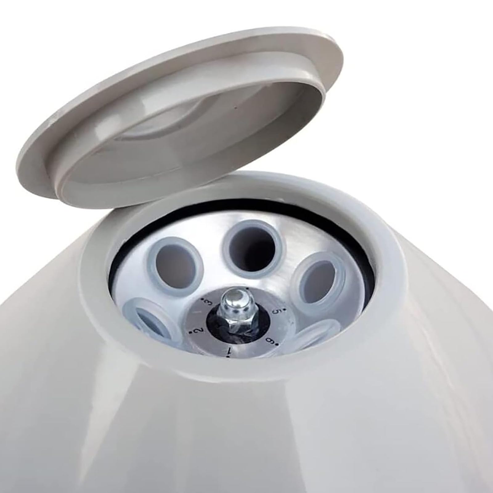 Máquina centrífuga de laboratorio, mini mesa de 220 V con regulación de velocidad de temporización, rotores para 6 tubos de 20 ml, temporizador de 0 a 60 minutos, velocidad de 4000 rpm, ideal para uso