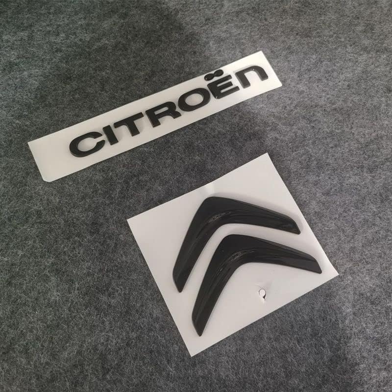 Emblème 3D Métal Chromé Lettre C Pour Citroën C1 C2 C3 C4 C5 Elysée