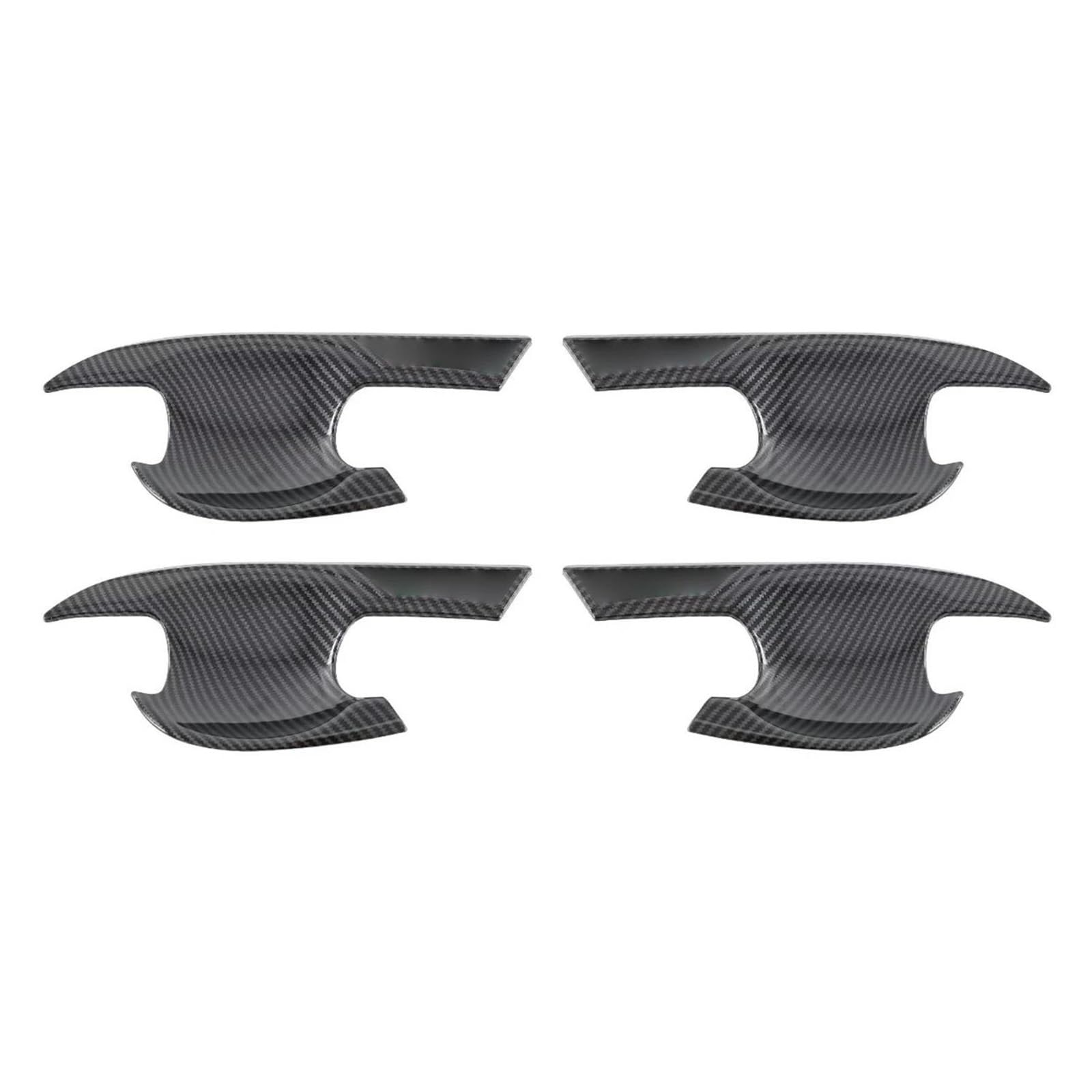 Kjhopy Style 4 Car Carbon Fiber Side Door Handle Cover Decorative Protective Cap For Hr-V Hrv Zr-V Zrv 2023-2025 2026(Style 4)