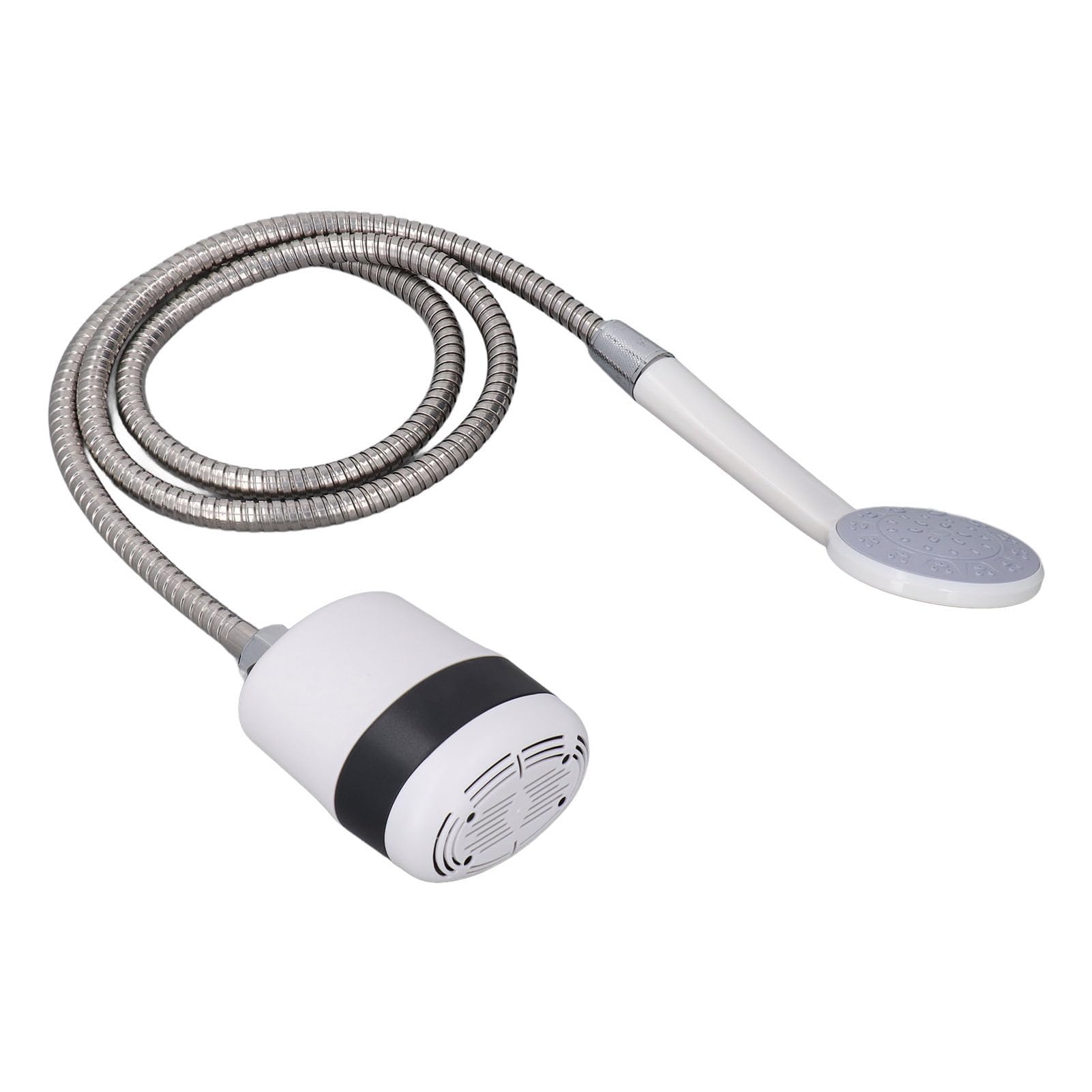 Doccia da campeggio portatile compatta ricaricabile, ricaricabile tramite USB, 2200 mAh, per viaggi, escursionismo