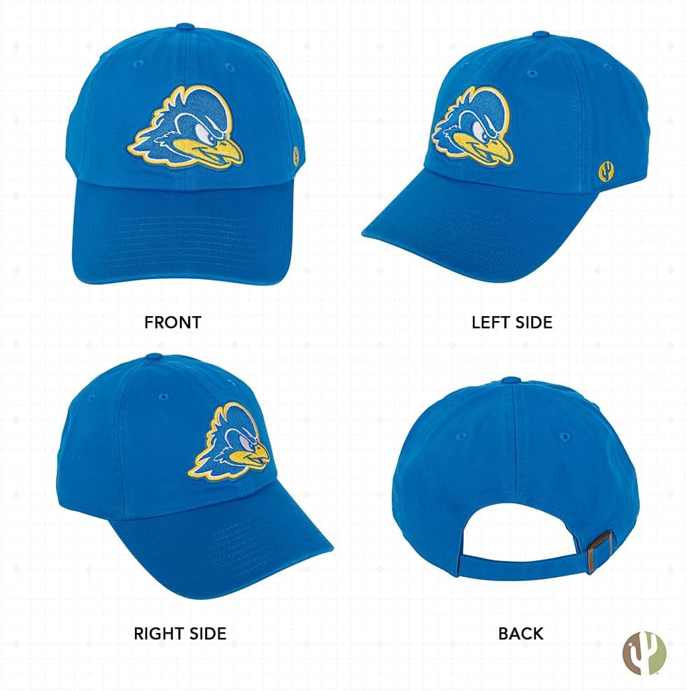 Desert Cactus University of Delaware Baseball Hat Fightin Blue Hens UD Brimmed Embroidered Hats Cap Adjustable Cloth Strap Adult (Style A) - Image 3