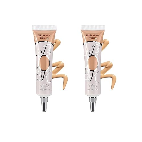 LOKFAR Paquete de 2 bases de sombra de ojos mate para tapas grasas, sombra de ojos negra, sin arrugas, base de sombra de ojos, base de sombra de