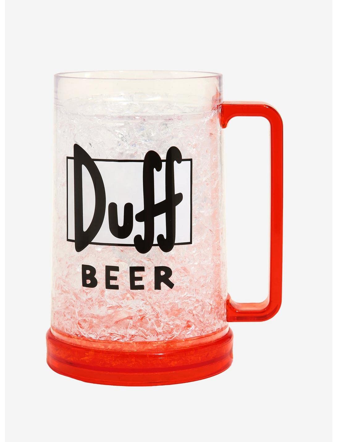 EMERGE Double Wall Gel Frosty Freezer Mug - Duff Beer Mug with Handle