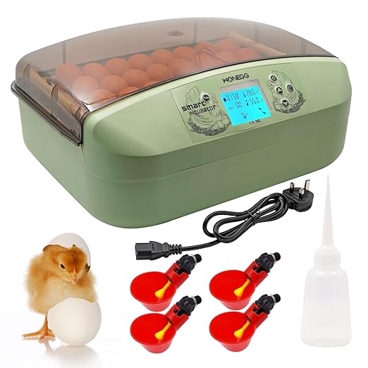 MOGOULUA 3 in 1 Intelligent Egg Incubator Professional 32 Egg Smart