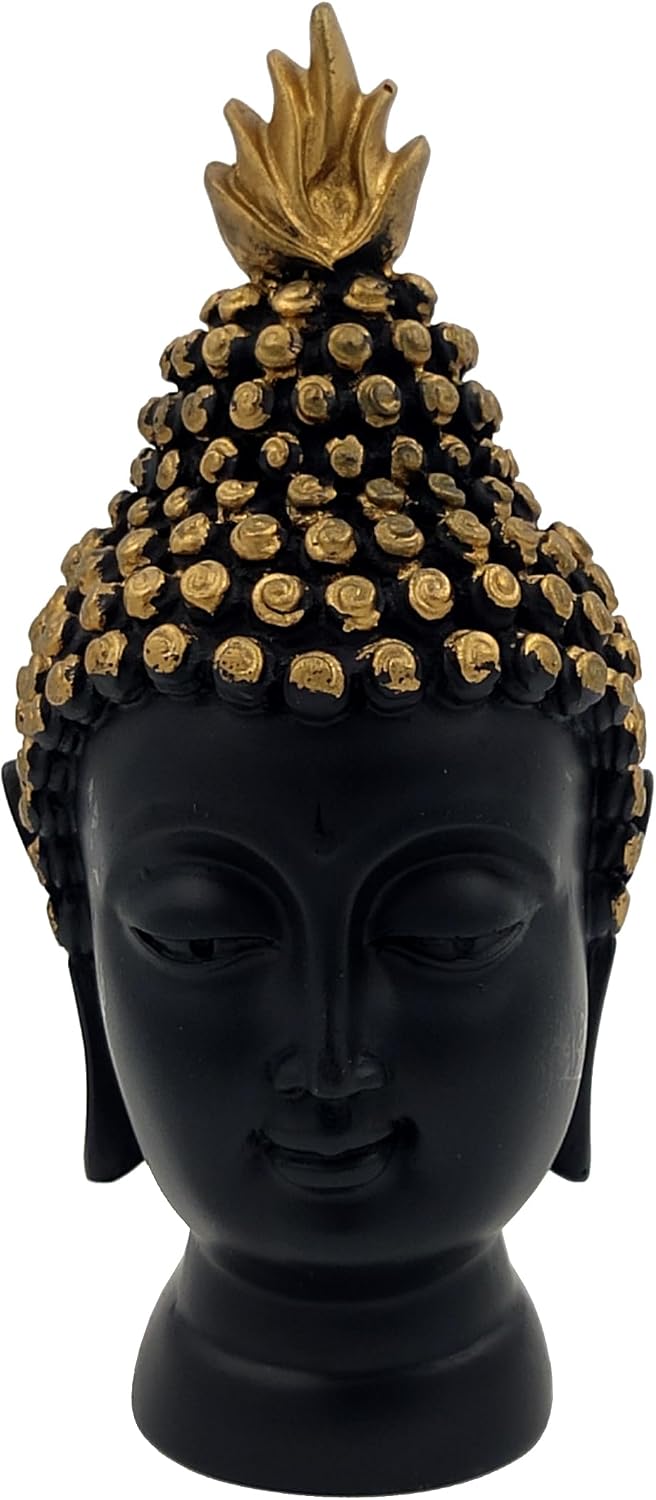 Purpledip Resin Idol Lord Buddha: Statue for Meditation Decor (11027A)