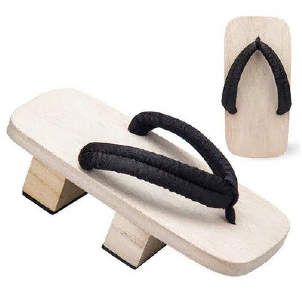 Japanese Geta Summer Women Slipper Wooden Clogs Thick Bottom Platform Sandals Two-teeth Japanese Traditional High Heel