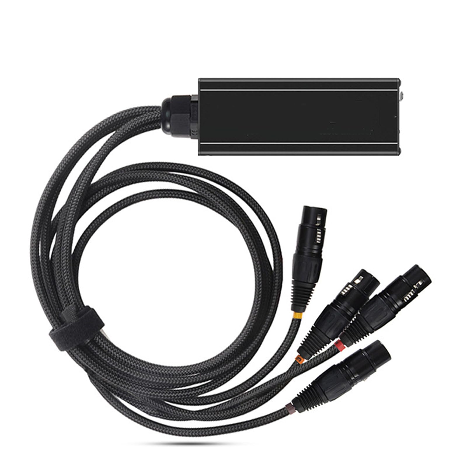 Fortschrittlicher 4-Wege-XLR-auf-RJ45-Audio-Extender-Ethernet-Adapter für klaren und stabilen Klang XLR-Sound-Splitter
