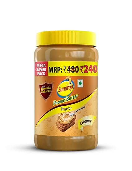 Sundrop Peanut Butter, Creamy, 924g