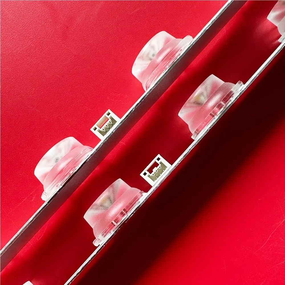 2/10 LED compatibles con 13 GIC50LB45_3030F2.1D 4C-LB5013-ZM06J TCL 50L8 50F9 50G61 50S525 50S435 50S43 50A3 Tira de luz para TV(2PCS(1TV))