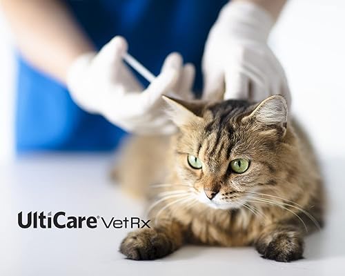 Miniatura 4 de UltiCare VetRx U-100 - Jeringas de insulina para mascotas, dosificación cómoda y precisa de insulina para mascotas, compatible con cualquier