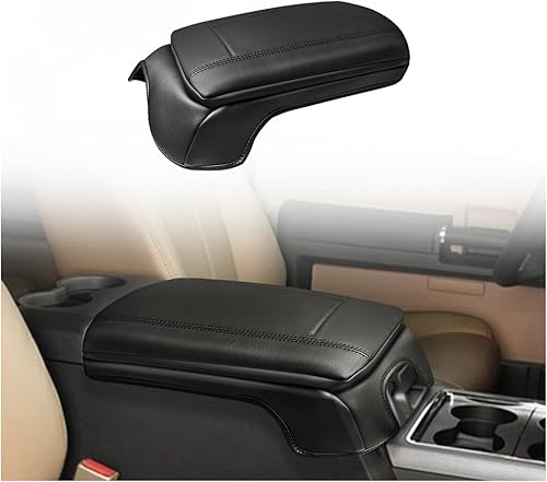 Miniatura 101 de Muslogy Funda para reposabrazos de consola central compatible con Chevy Silverado/Tahoe y GMC Sierra/Yukon 2007-2013, cojín para reposabrazos