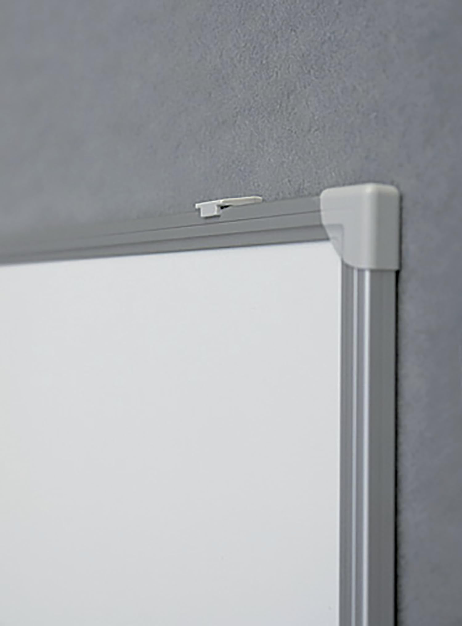 FRANKEN Whiteboard, Schreibtafel U-Act!Line®, lackiert, magnetisch, beschreibbar, trocken abwischbar, mit Aluminiumrahmen, Magnettafel zur Wandbefestigung, Weiß, 80 x 60 cm, SC916080