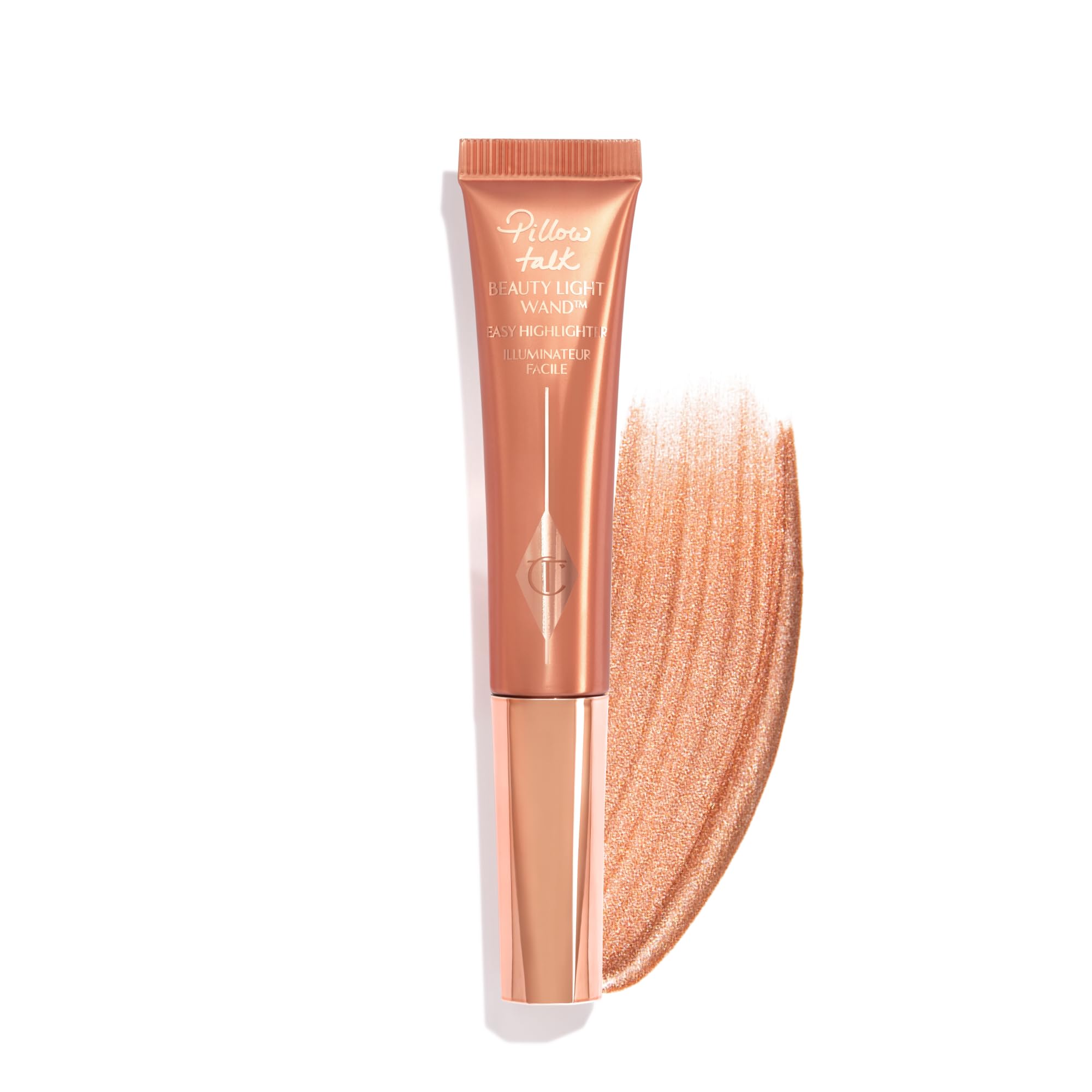 Beauty Light Wand Liquid Highlighter Makeup - Soft-Focus Highlighter & Blush for Cheeks - Pearlescent, Weightless Radiant Finish