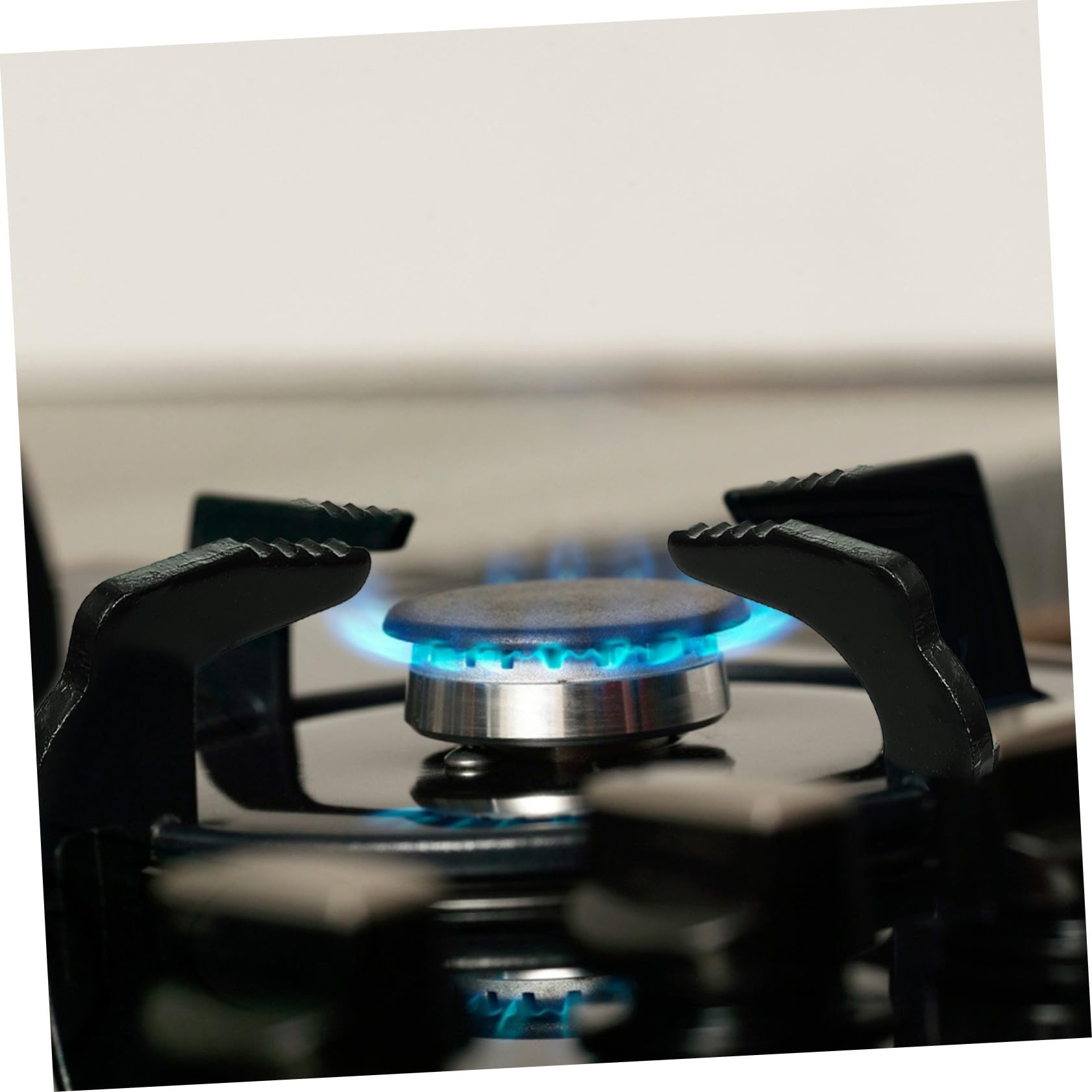 Cremagliera per Fornelli a Gas in Ghisa Nero, Supporto Pentola 2 Pezzi, Sostituzione per Supporto, Accessori per Cucina