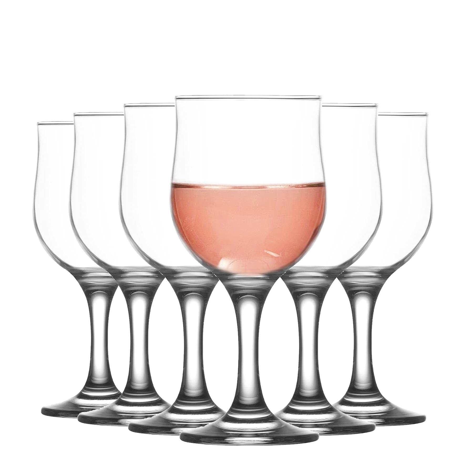 Nevakar Red Wine Glasses - 320ml - Clear - Pack of 12