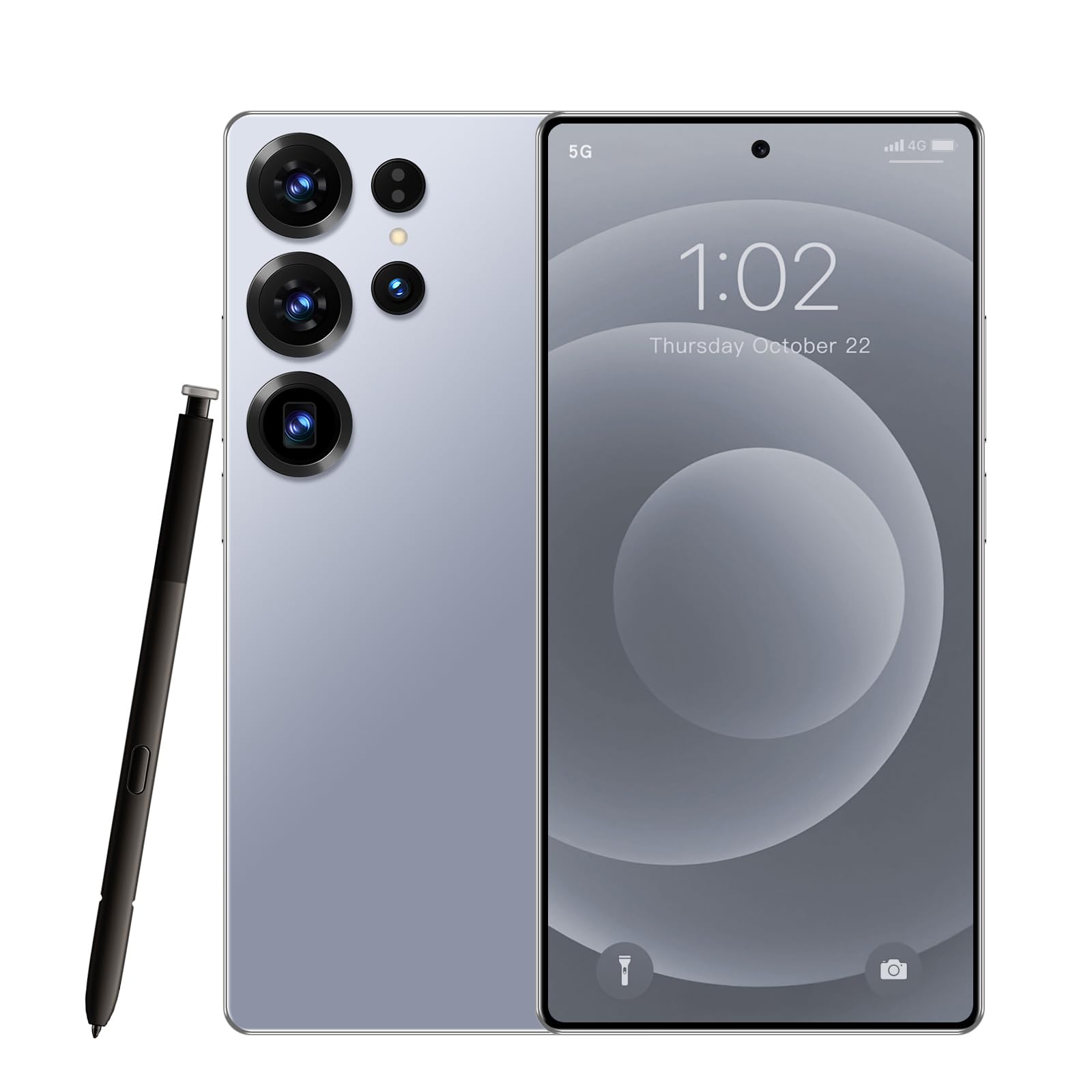 S25 Ultra 5G Unlocked Android Phones, Build in Pen, 16GB+512GB Octa Core Smartphone, Android 16 Phone, 108MP Zoom Camera, 6.9“ HD +120 Hz Screen, 7000mAh Battery, Dual SIM, Face Unlock-Blue