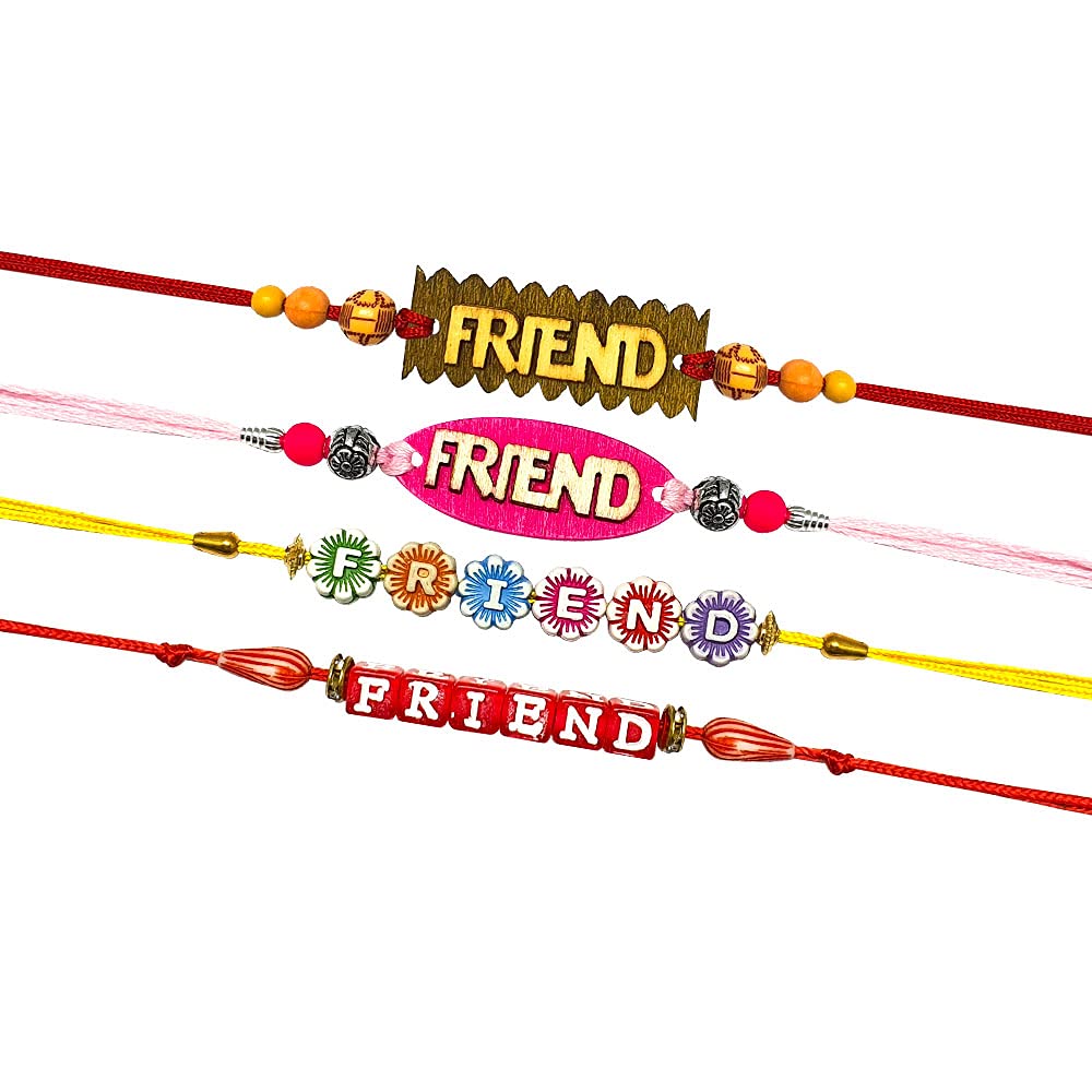 Tuelip Set of 8 Resham Silk Thread Fancy Colorful Friendship Band For Friendship Day (8) (B098QD7FFX) Amazon Price History, Amazon Price Tracker