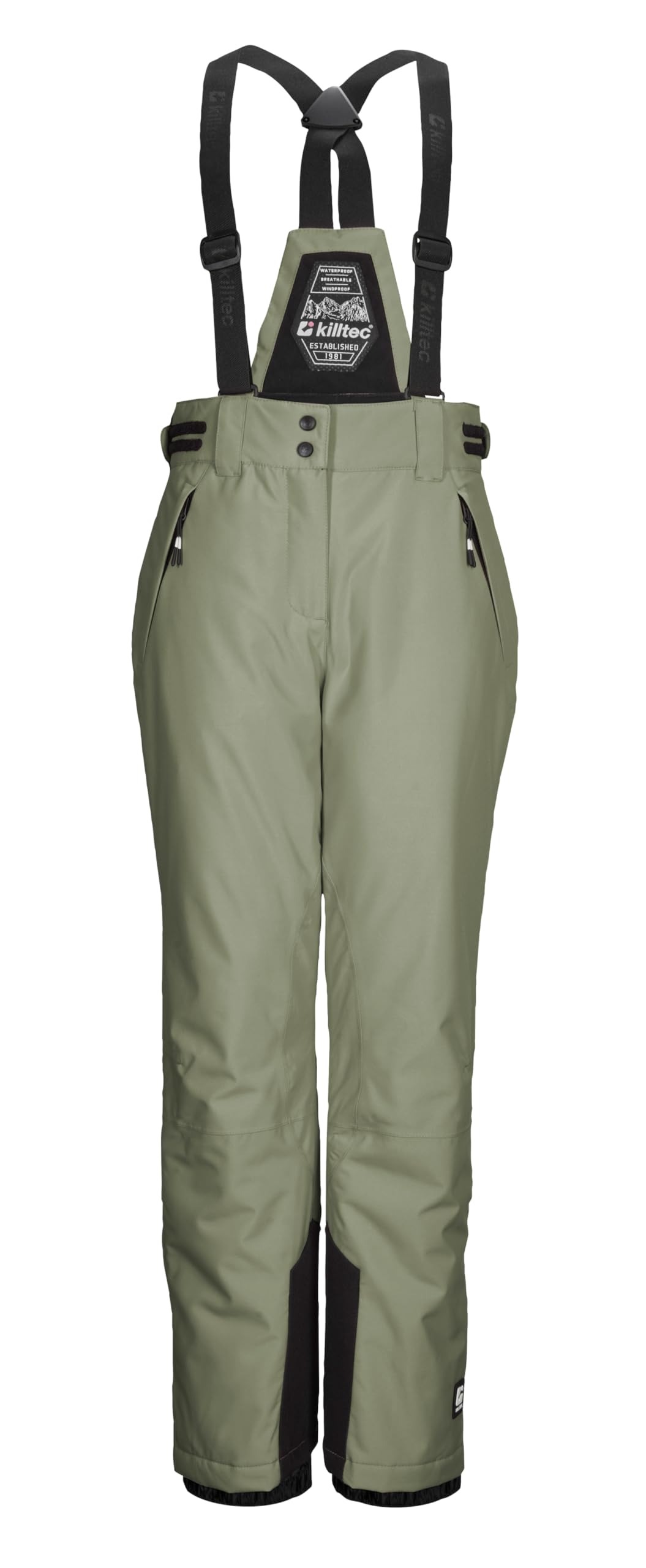 Killtec - Ksw 213 Grls Ski Pnts, Pantaloni da Sci/Funzionali con Pettorina Staccabile, paraspigoli e Protezione antineve Bambine e Ragazze