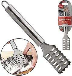 Descamador De Peixe Escamador Tira Escamas Em Aço Inoxidável