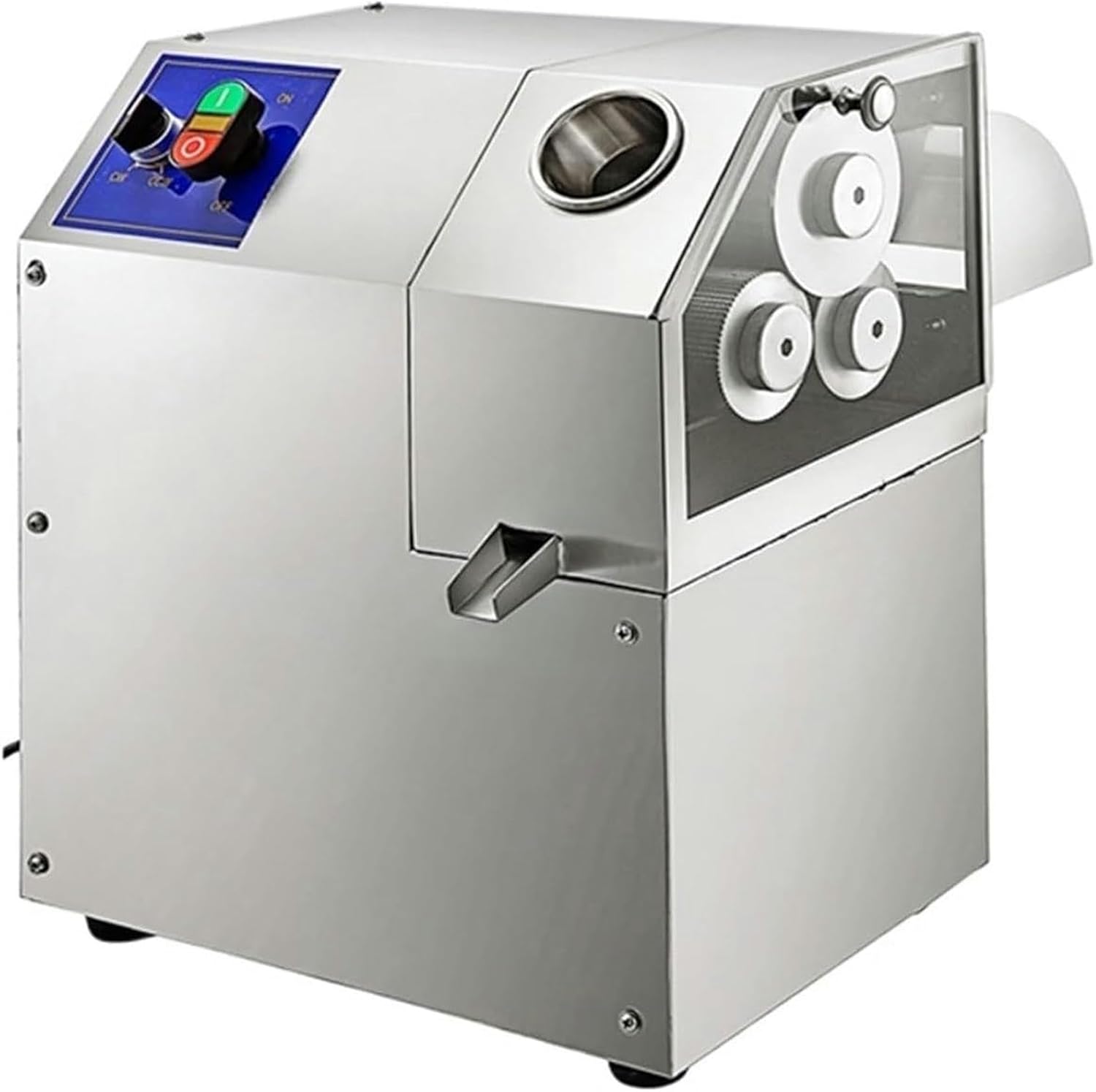 Electric Press for Sugar Cane Horizontal Sugarcane Machine, Bagozo Juice Separation, Large Three -Stick Large Electrical Desk Sugar Cane Sneaker